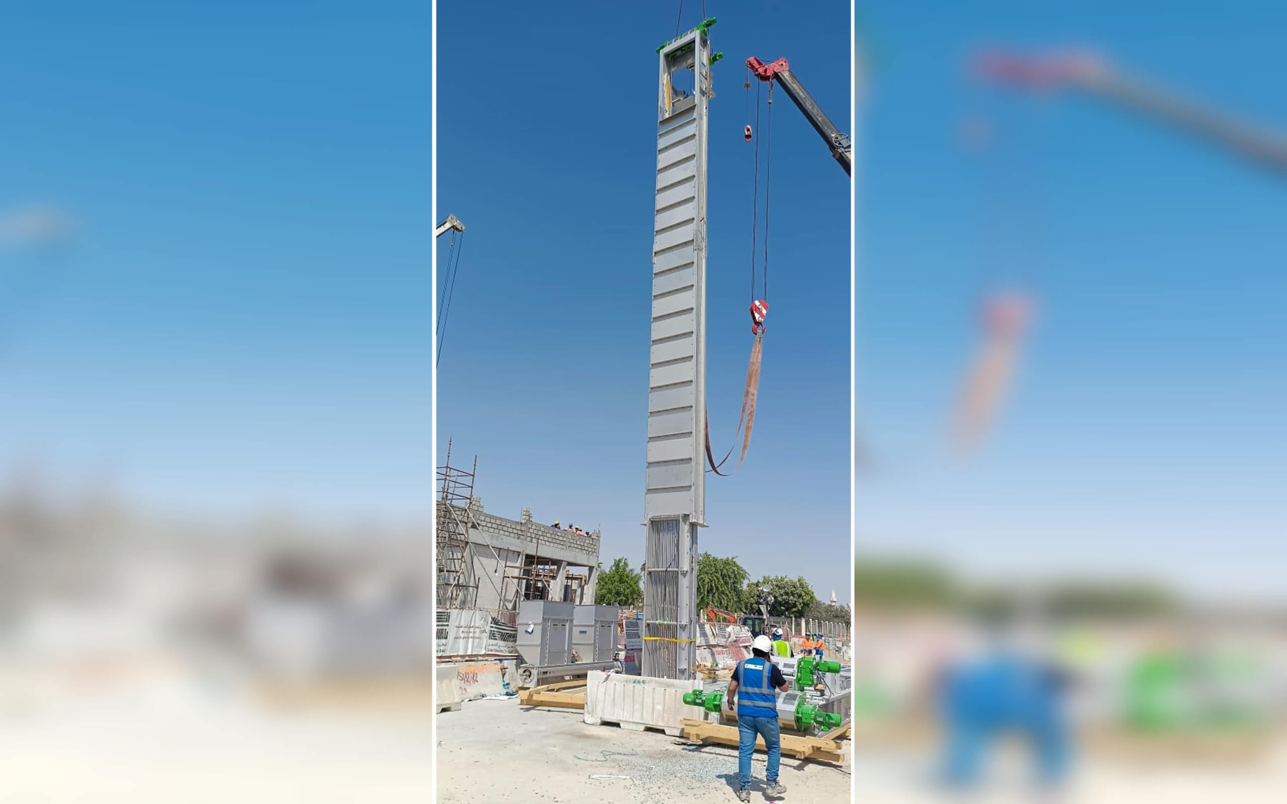 Impressive height: HUBER Grab Screen TrashLift Impressive height: HUBER Grab Screen TrashLift