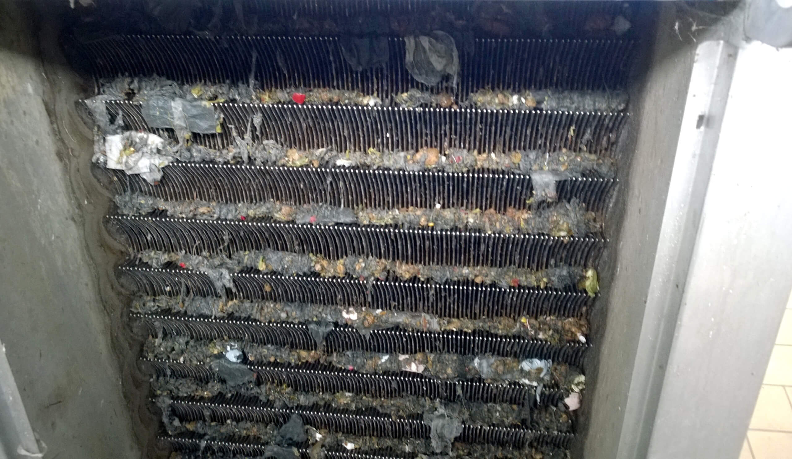 HUBER Fine Screen STEP SCREEN® SSF with screenings carpet HUBER Fine Screen STEP SCREEN® SSF with screenings carpet