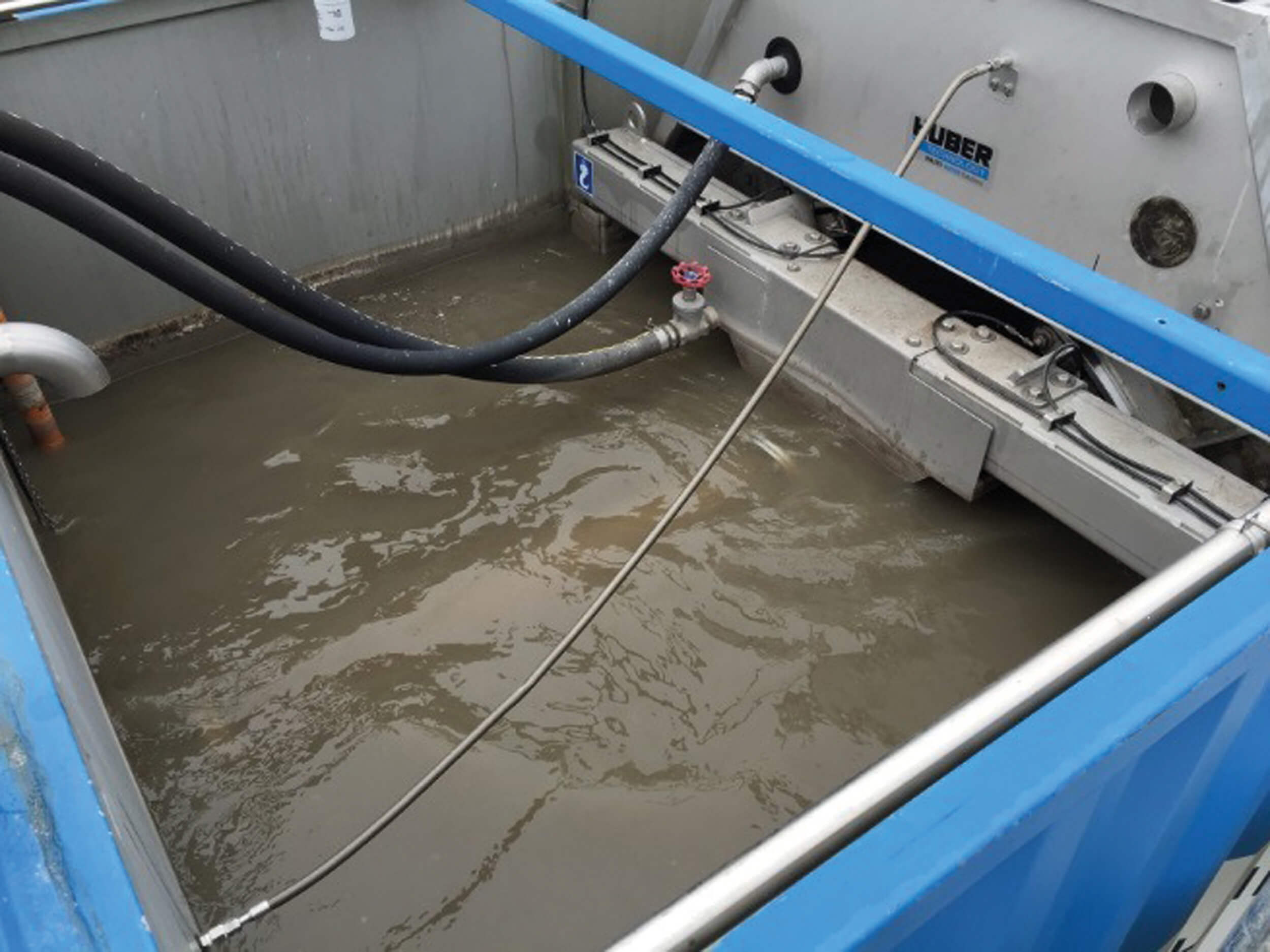 HUBER Drum Screen LIQUID Mesh for maximum separation efficiency and COD reduction - load reduction in the preliminary treatment stage and at the same time low pressure losses HUBER Drum Screen LIQUID for maximum separation efficiency and COD reduction - load reduction in the preliminary treatment stage and at the same time low pressure losses