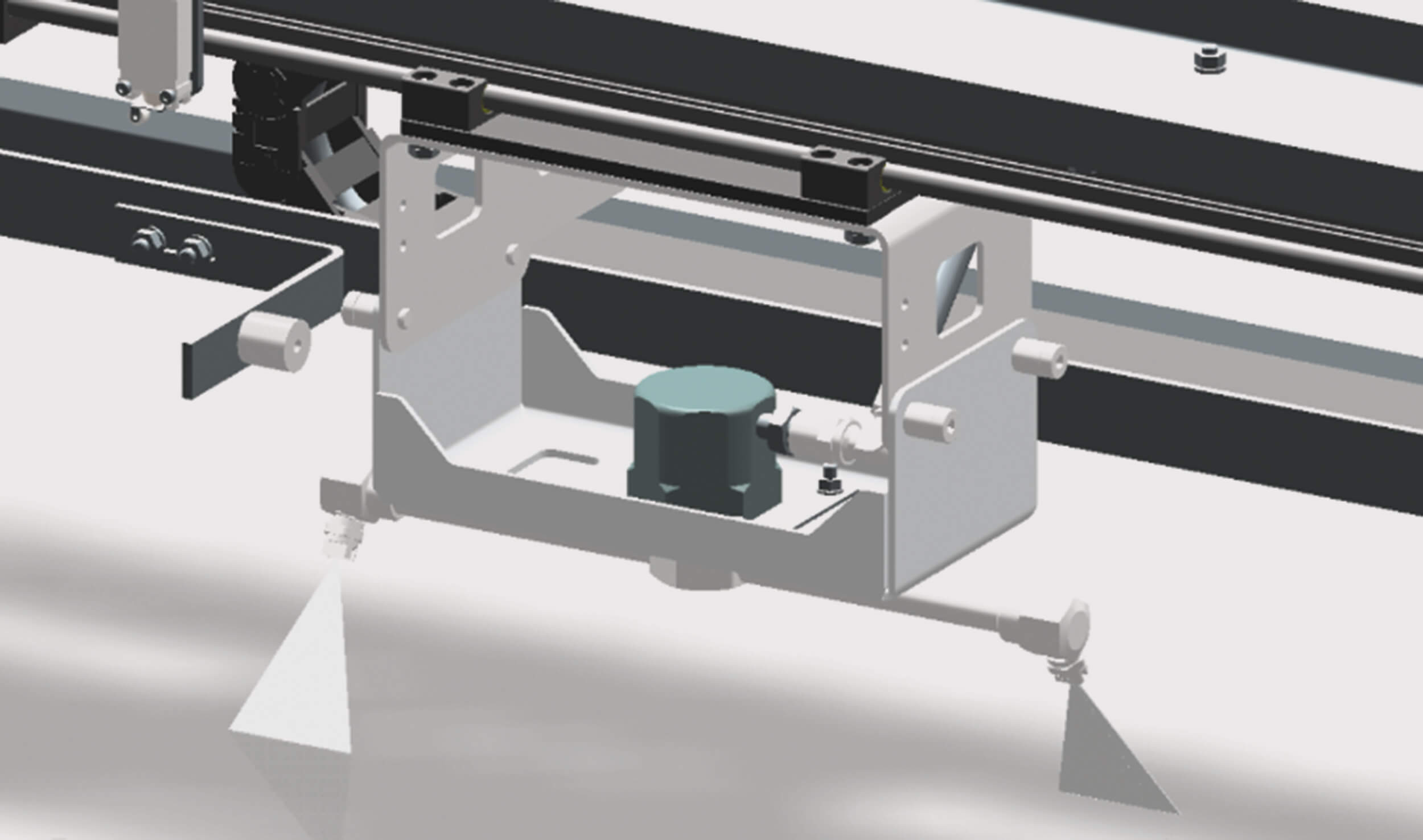 Design sketch: Automatic high pressure cleaning system of the
HUBER Drum Screen LIQUID Design sketch: Automatic high pressure cleaning system of the HUBER Drum Screen LIQUID