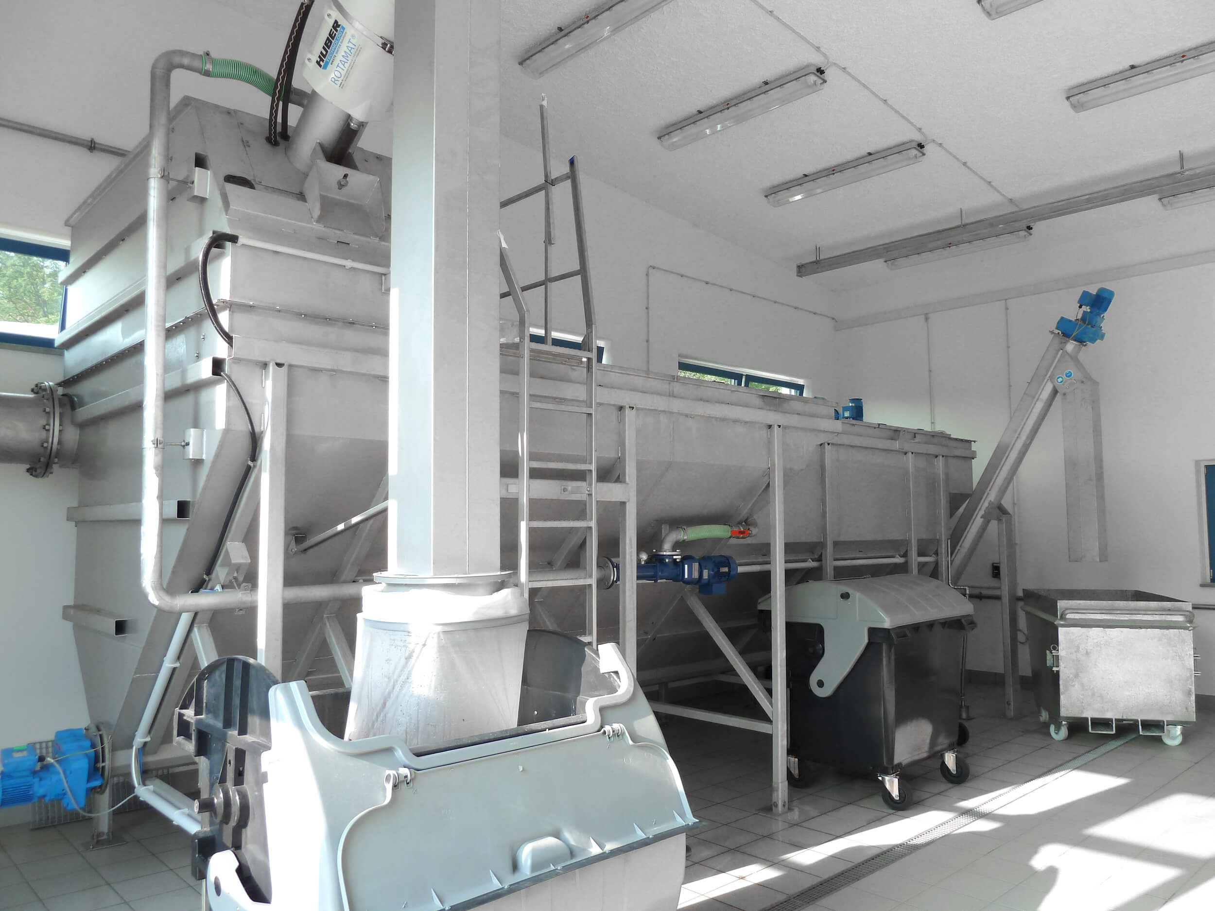 HUBER Complete Plant Hydro Duct ROTAMAT® Ro5 HD for 100 l/s HUBER Complete Plant Hydro Duct ROTAMAT® Ro5 HD for 100 l/s