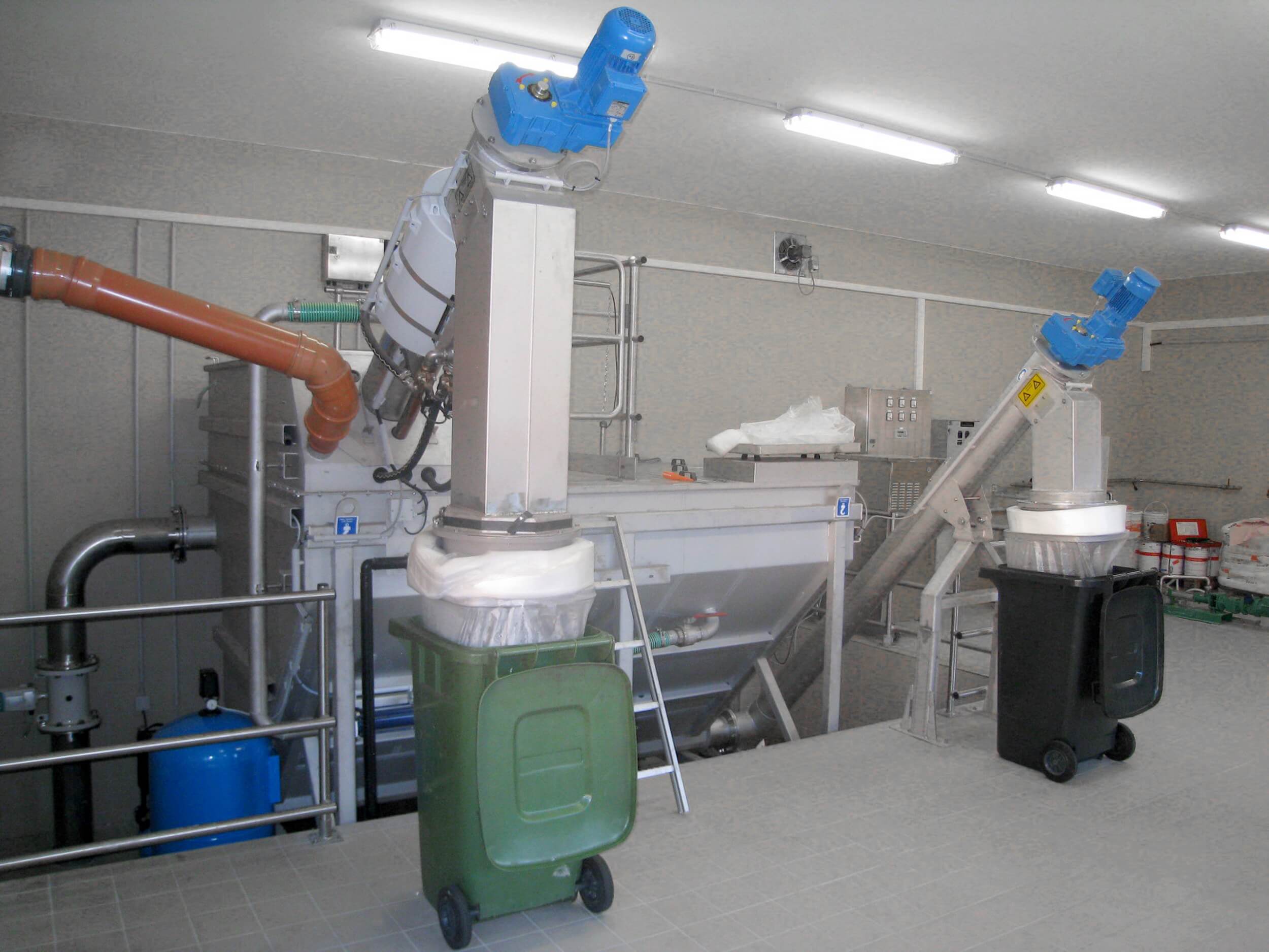 HUBER Complete Plant Hydro Duct ROTAMAT® Ro5 HD in a pit HUBER Complete Plant Hydro Duct ROTAMAT® Ro5 HD in a pit