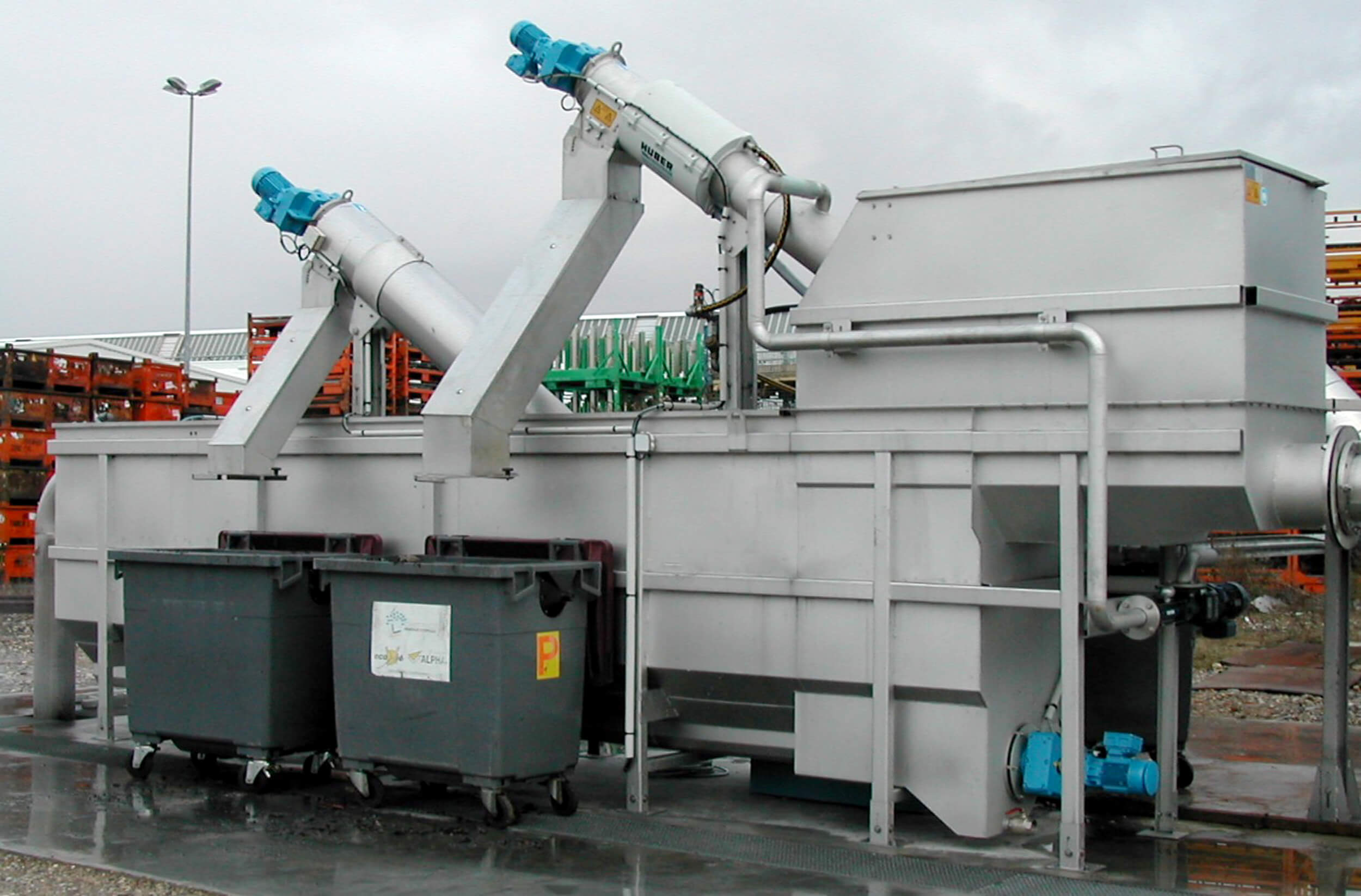 Frost-proof outdoor installation of a HUBER Complete Plant ROTAMAT® Ro5 HUBER Complete Plant ROTAMAT® Ro5 in frost-proof outdoor installation