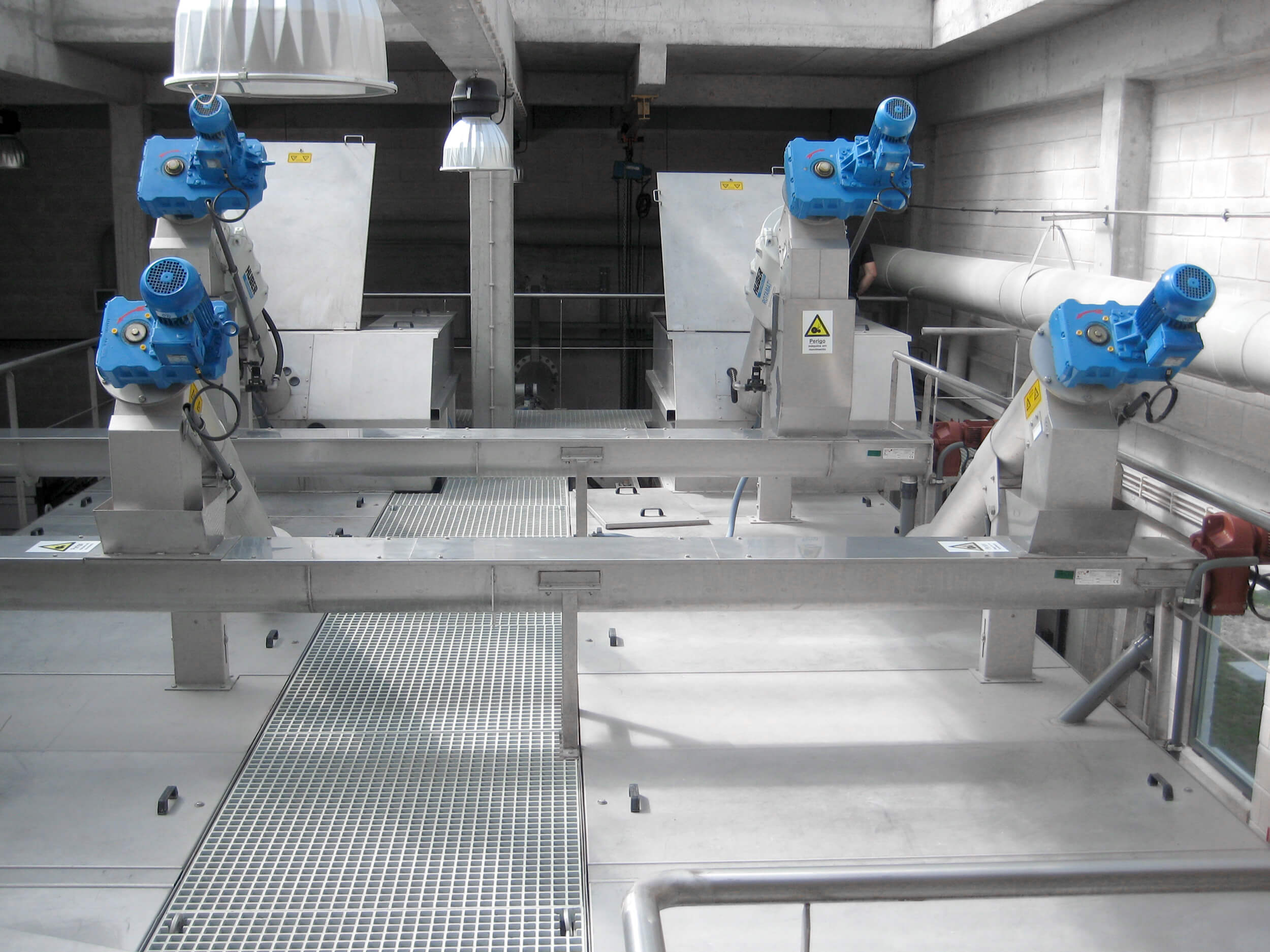 Redundant installation of HUBER Complete Plant ROTAMAT® Ro5 Redundant HUBER Complete Plant ROTAMAT® Ro5
