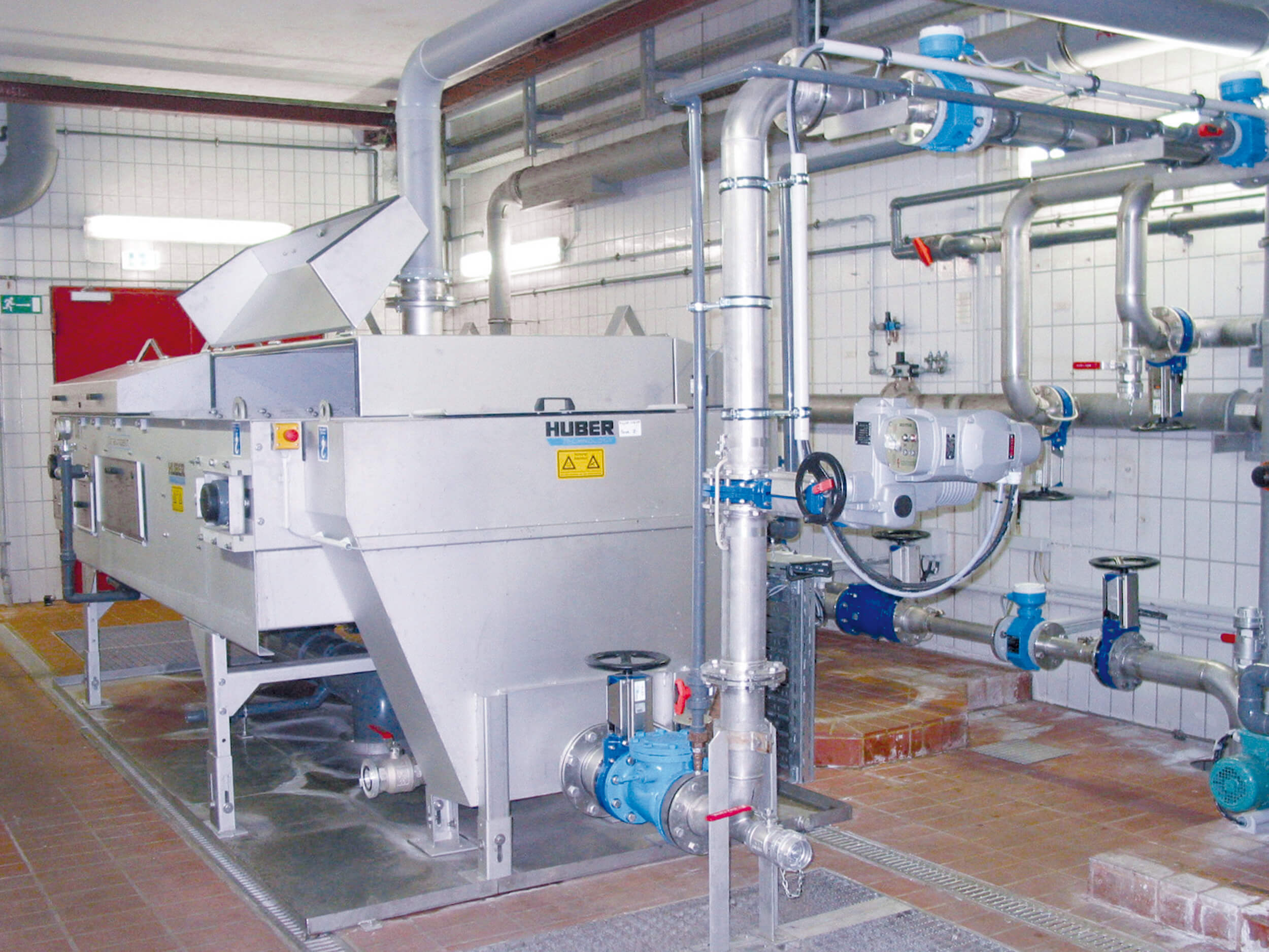 HUBER Belt Thickener DrainBelt for 60 m³ thin sludge per hour HUBER Belt Thickener DrainBelt for 60 m³ thin sludge per hour