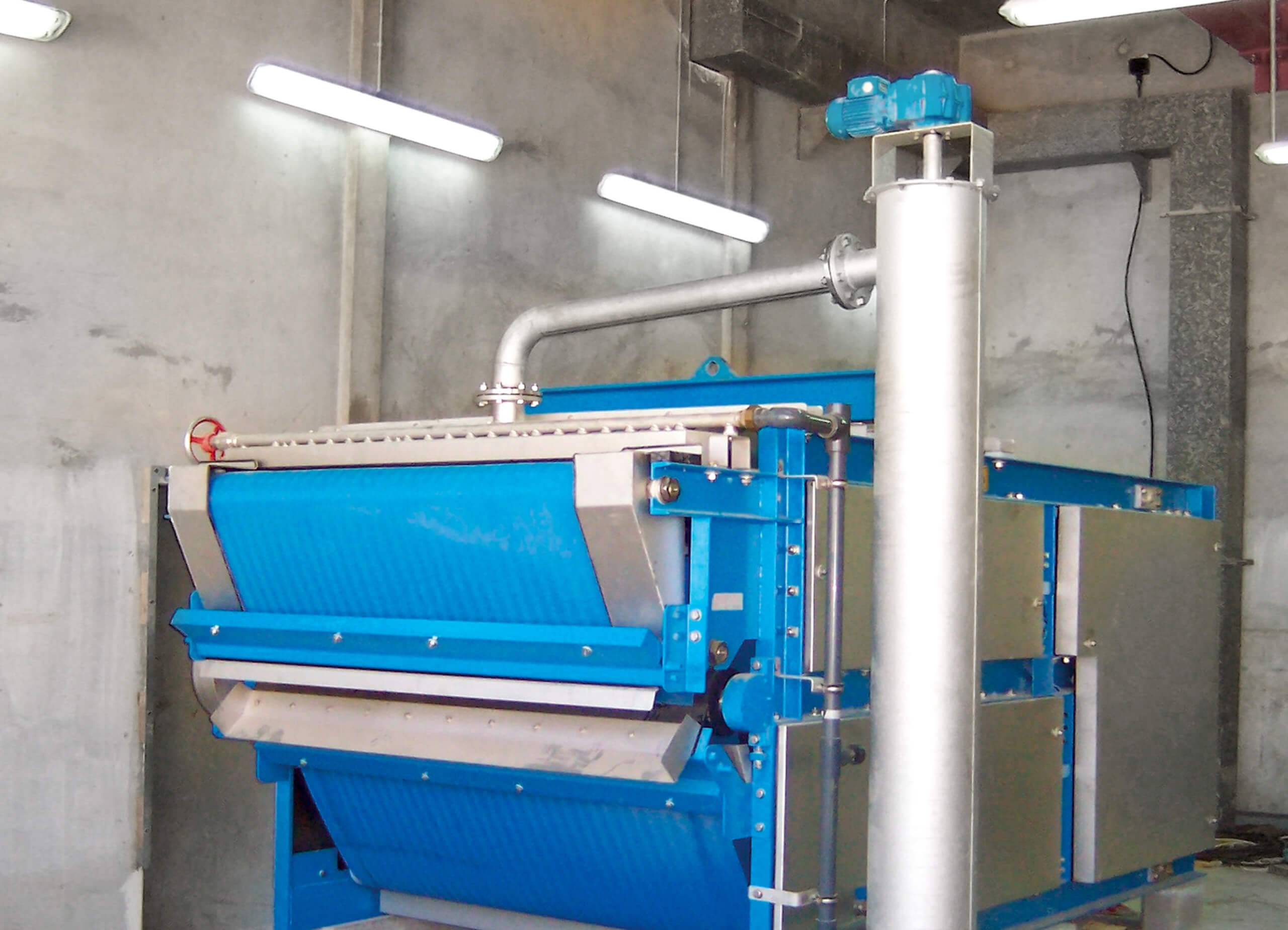 B-PRESS for digested sludge dewatering HUBER Bogenpress B-PRESS for digested sludge dewatering