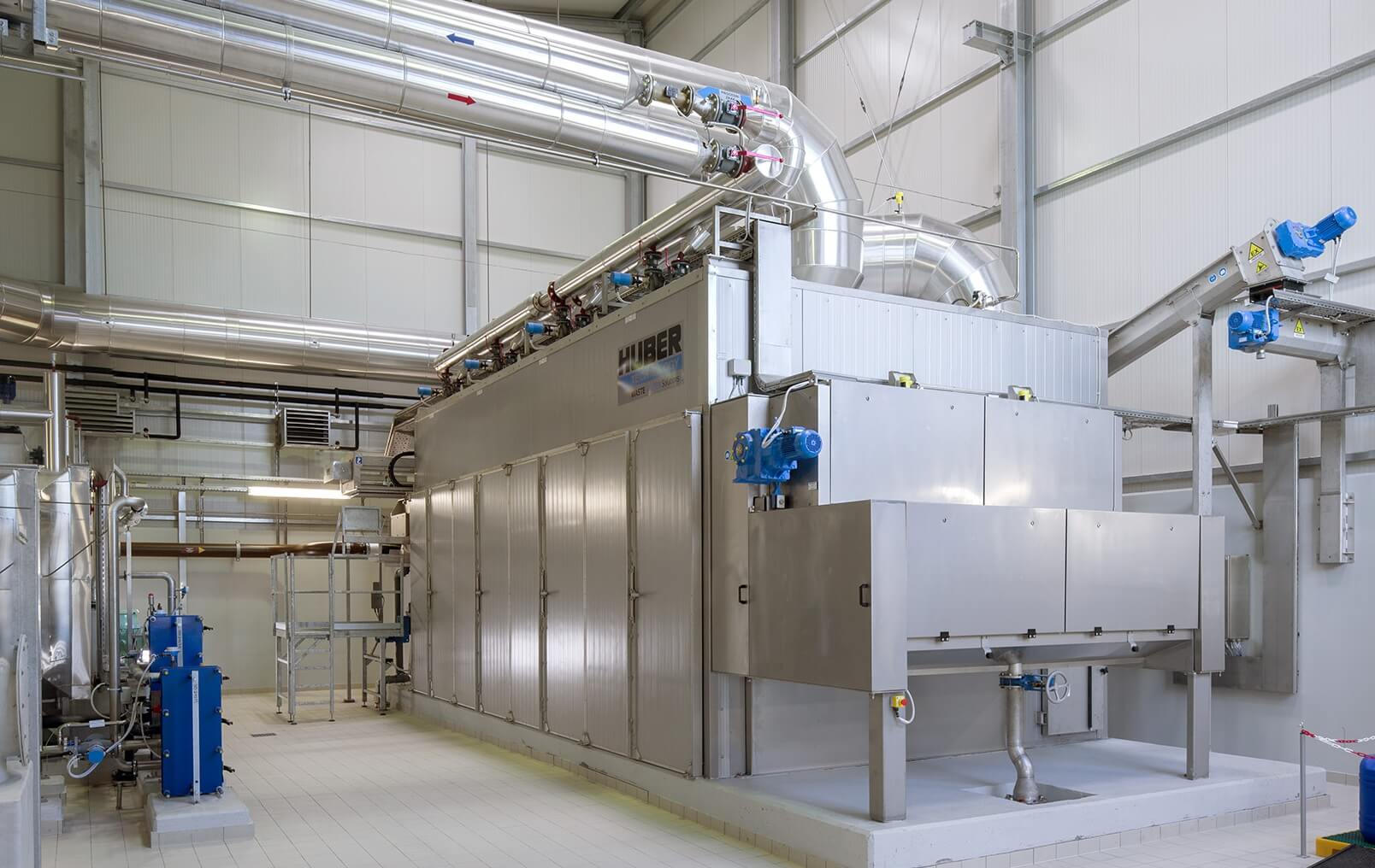 Solutions for belt drying HUBER Belt Dryer BT - the flexible, fully automated medium temperature solution