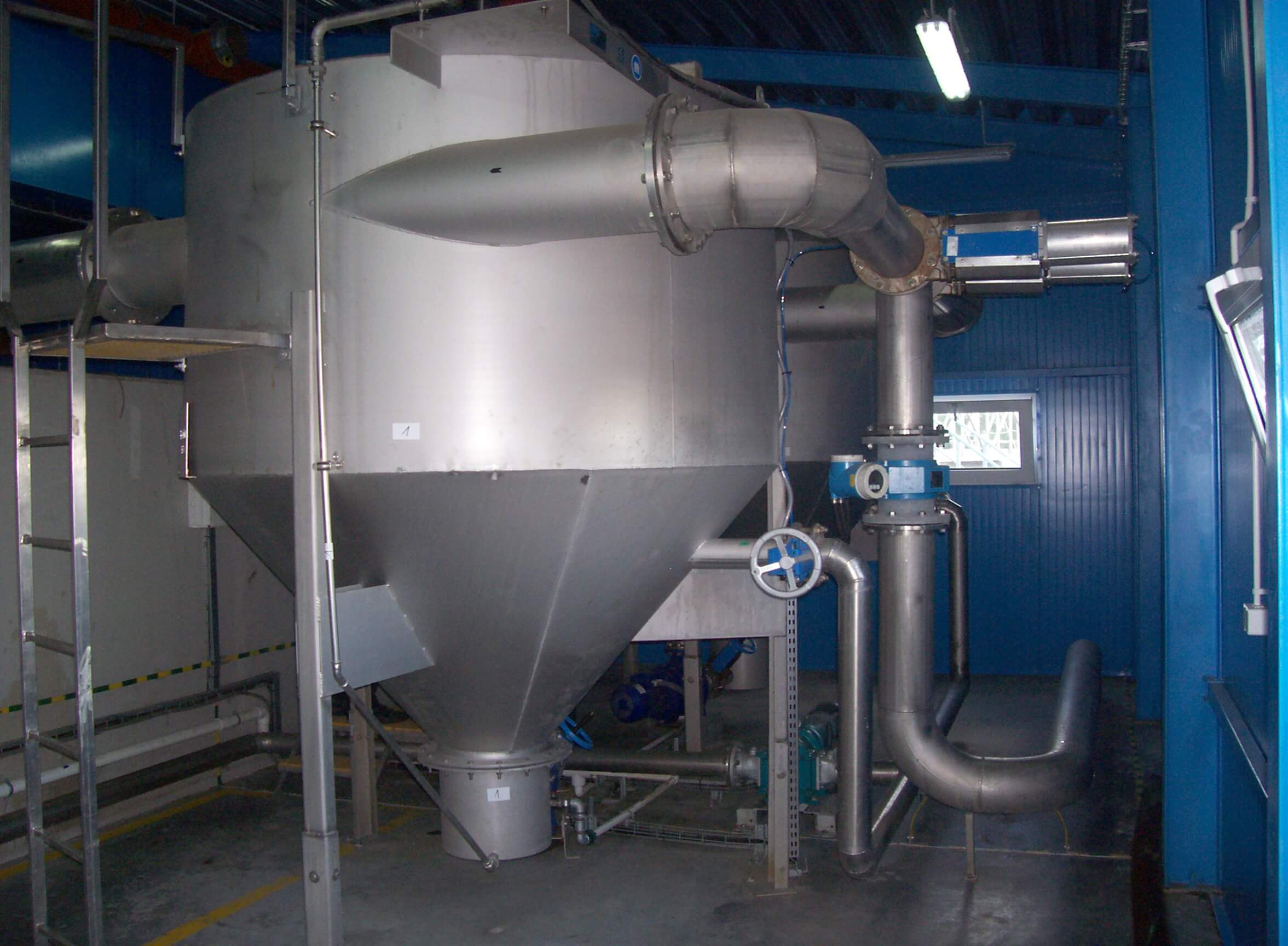 HUBER Circular Grit Trap HRSF as "tandem" for high throughputs HUBER Circular Grit Trap HRSF as "tandem" for high throughputs