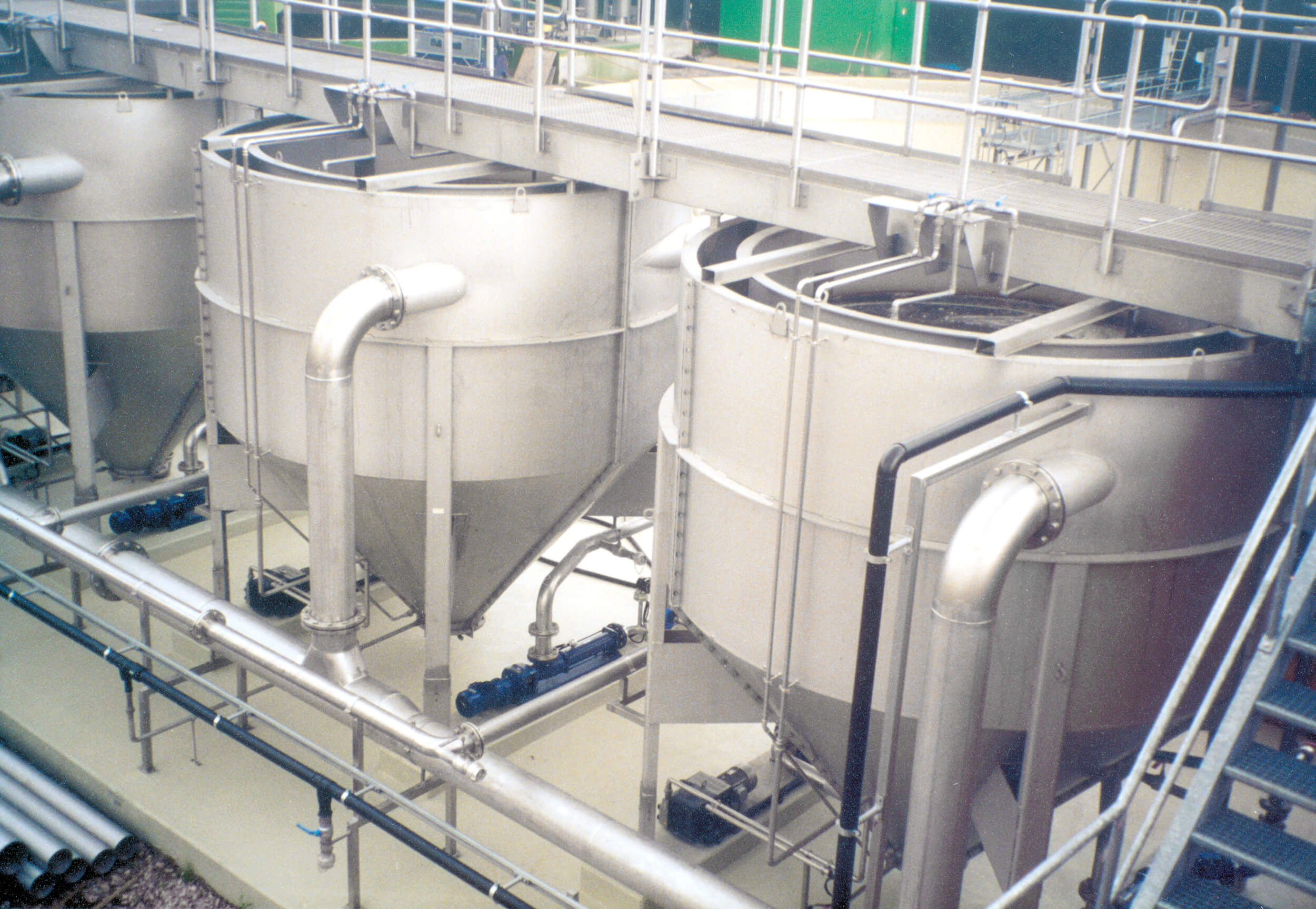 HUBER Circular Grit Traps - Separation of grit and other mineral materials