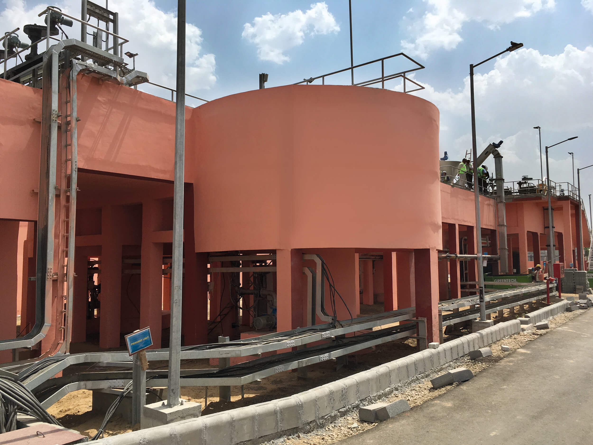 HUBER Rundsandfang VORMAX Installation mit HUBER Coanda Sandwaschanlage RoSF4 HUBER Rundsandfang VORMAX Installation mit HUBER Coanda Sandwaschanlage RoSF4