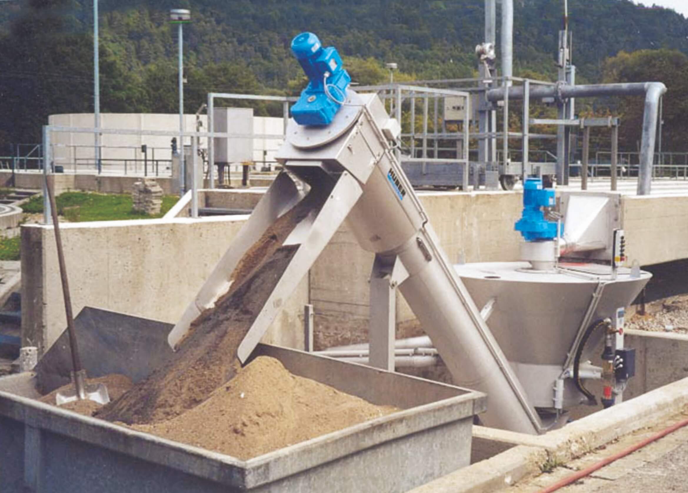 The HUBER Grit Washing Plant RoSF4 - high separation performance and best organic removal