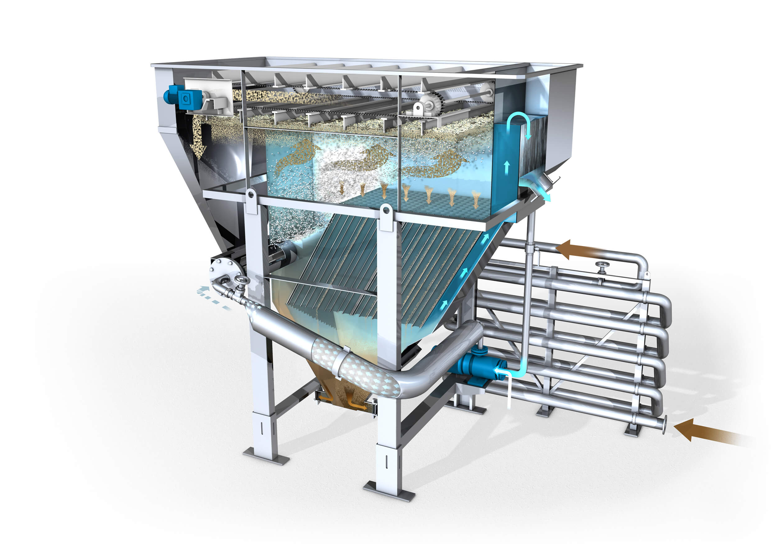 [Translate to Deutsch:] HUBER SE Flotationsanlagen - Projektbeispiele, Erfahrungen und DIGIT-DOSE