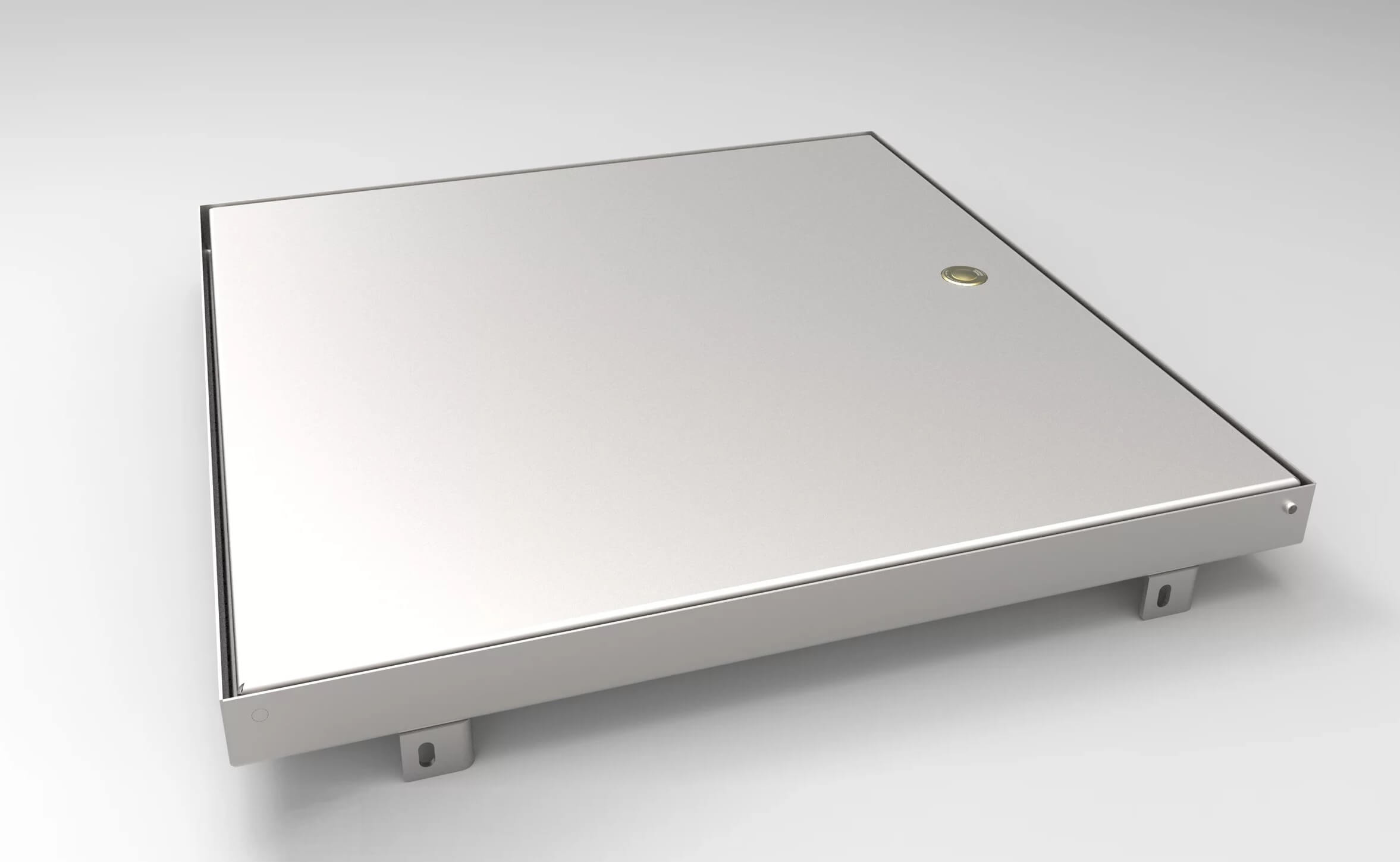 HUBER manhole cover SD11, exposed detail view HUBER manhole cover SD11, exposed detail view