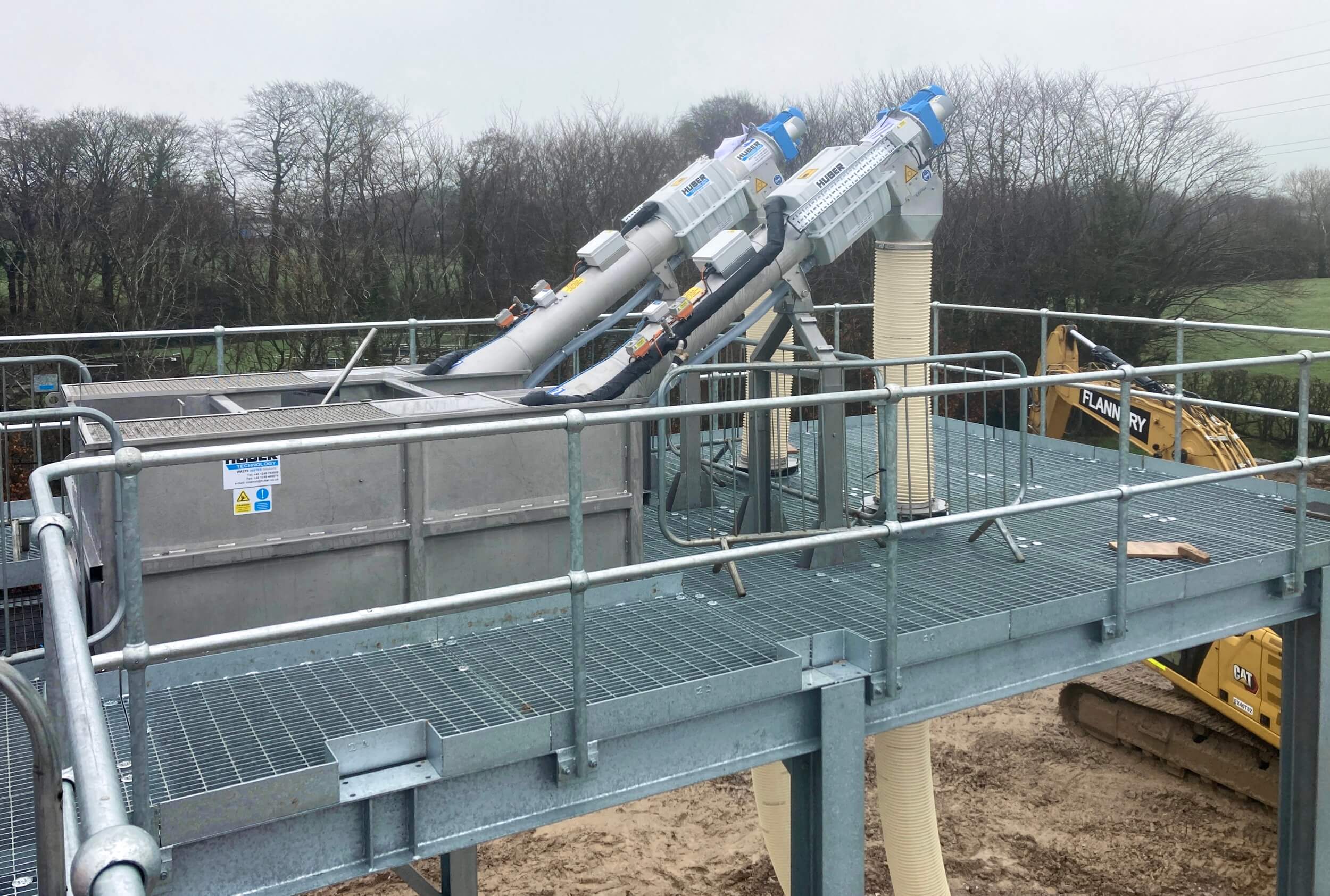 HUBER Micro Strainer ROTAMAT® Ro9 at Forton, UK HUBER Micro Strainer ROTAMAT® Ro9 at Forton, UK