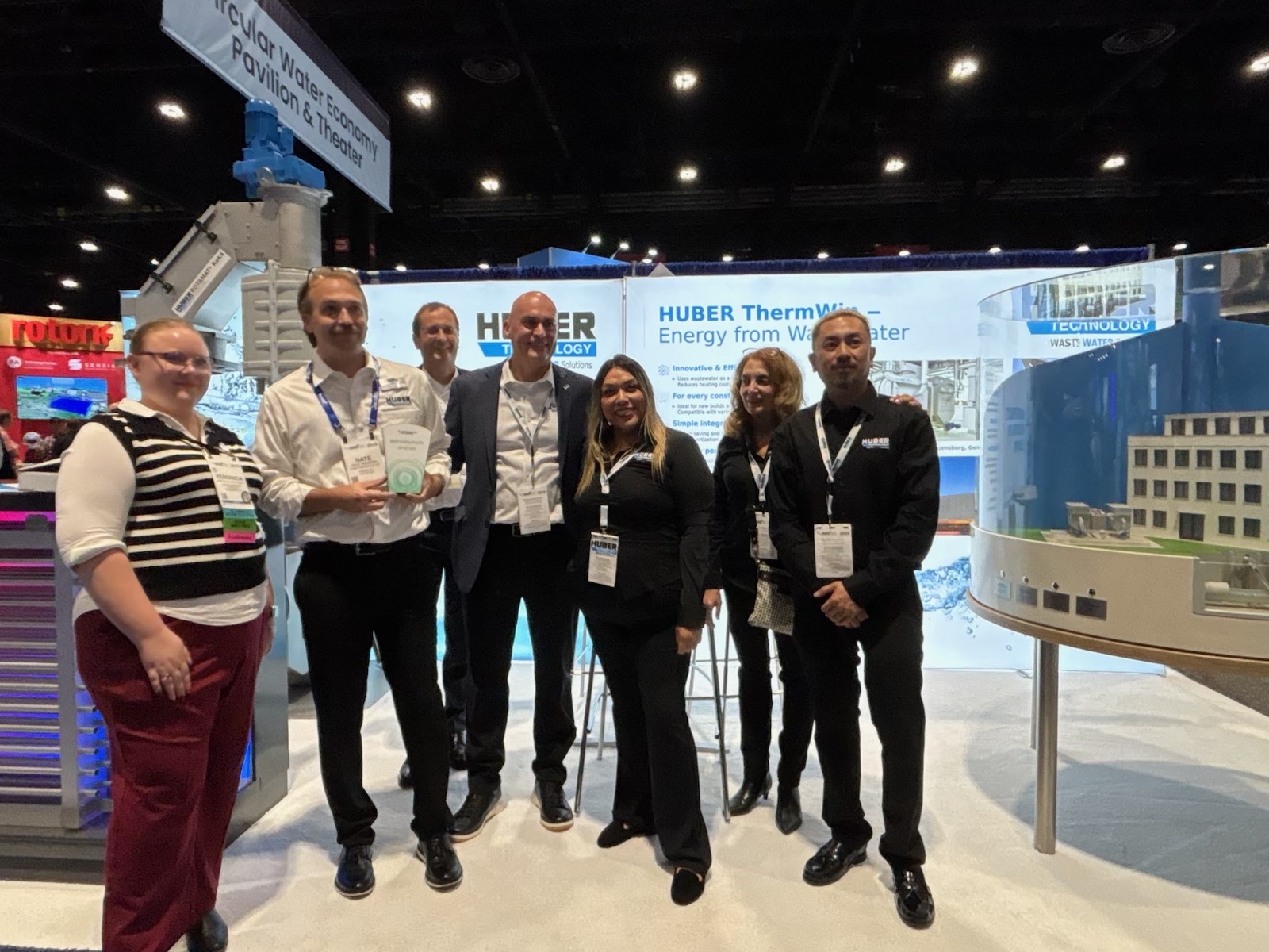 HUBER Technology US is excited to announce a major achievement from this year’s WEFTEC conference HUBER Technology US is excited to announce a major achievement from this year’s WEFTEC conference